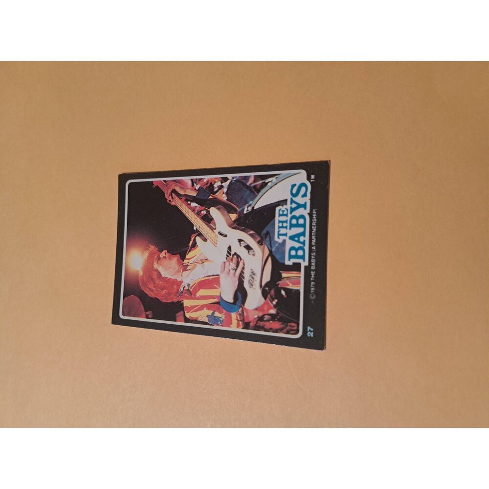 Vintage 1979 The Babys Trading Card #27 London Rock Band Collectible